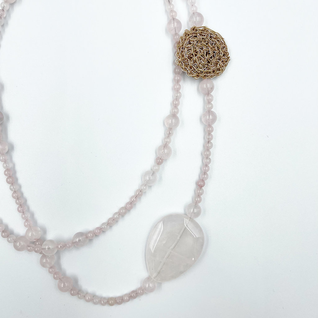 Hara Karamichali Collier Elizabeth Rose agaat