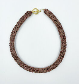 Hara Karamichali Collier tube wine red
