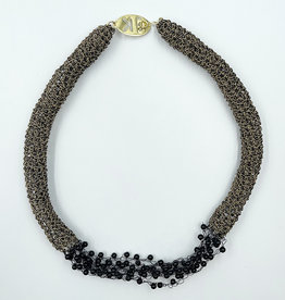 Hara Karamichali Collier Theodore smoked grey agate