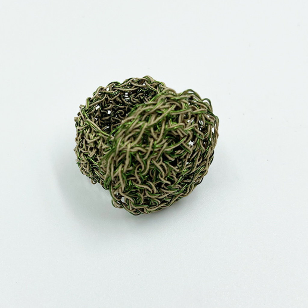 Hara Karamichali Ring leaf green