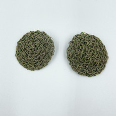 Hara Karamichali Earring  Kelifes  leaf green