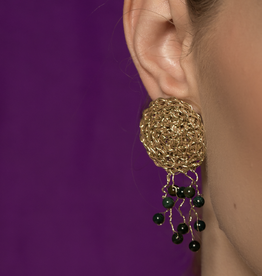 Hara Karamichali Earring Medusa australian agate
