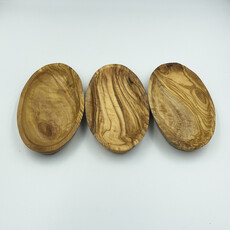 Olivenholz erleben Oval bowl. 16 cm made of olive wood - Copy