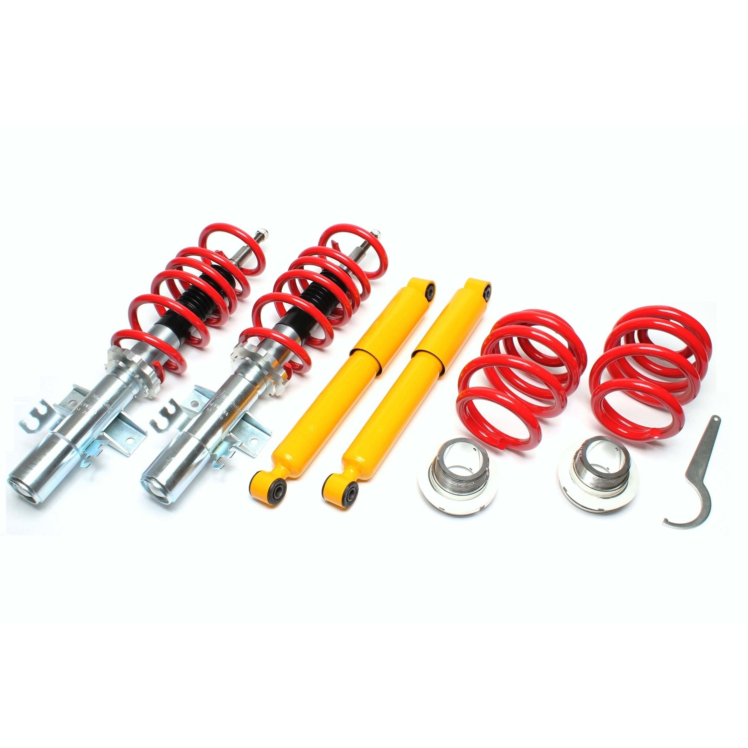 Komfort schroefset voor de Volkswagen Transporter T5, T6 en T6.1 van Eibach en Koni