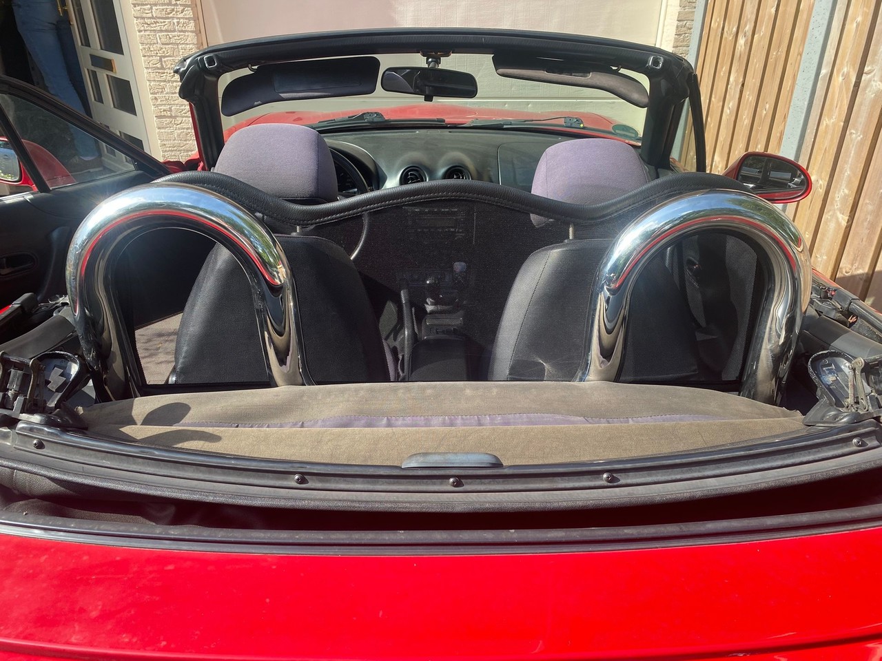 Mazda Windscherm Mazda MX5 NA/NB R-Style rood
