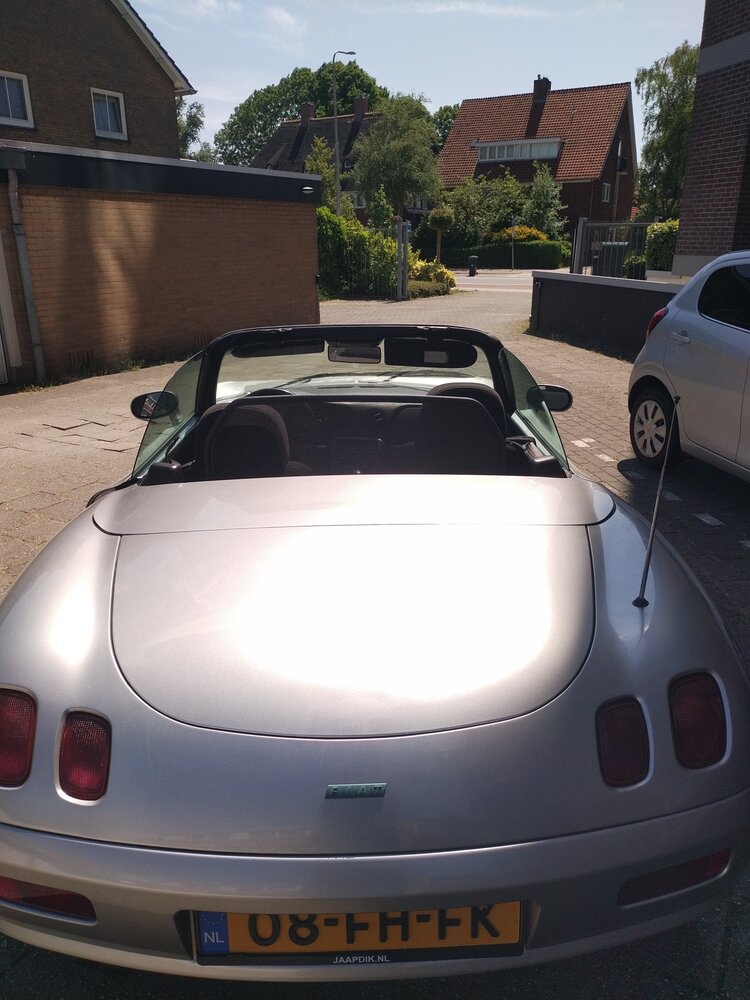 Fiat Windscherm Fiat Barchetta rood Fiat Windscherm Fiat Barchetta rood