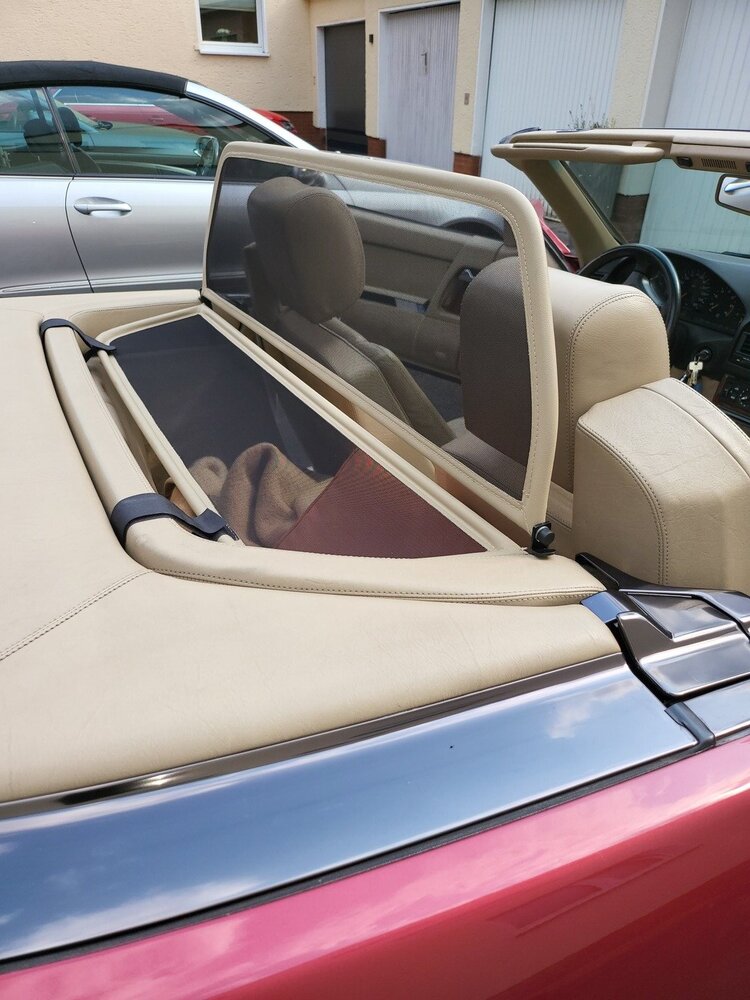 Mercedes Windscherm Mercedes SL R129 beige Mercedes Windscherm Mercedes SL R129 beige