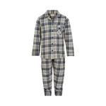 Minymo Geruite flanellen Pyjama Blauw