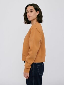 Organic Basics Organic Cotton Heavy Cropped Sweat
