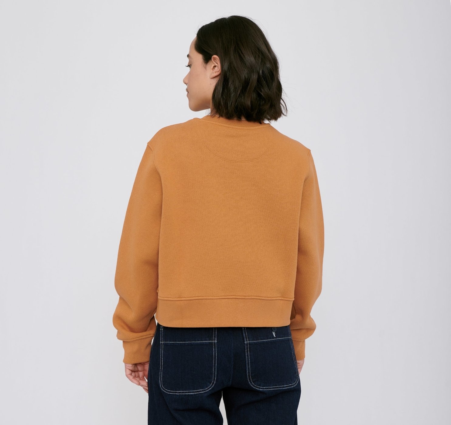 Organic Basics Organic Cotton Heavy Cropped Sweat