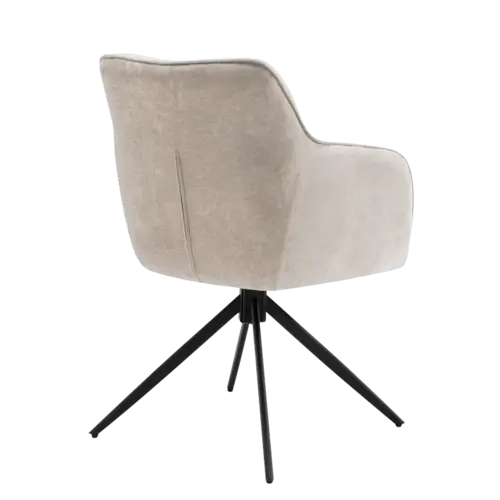 Dewin Eetkamerstoel Maloy Grijs Set van 6 stoelen Dewin Eetkamerstoel Maloy Grijs Set van 6 stoelen