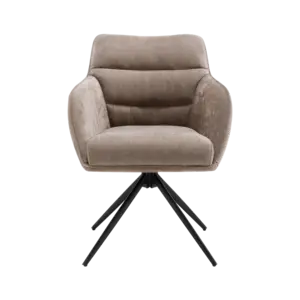 Dewin Eetkamerstoel Maloy Bruin Set van 6 stoelen Dewin Eetkamerstoel Maloy Bruin Set van 6 stoelen