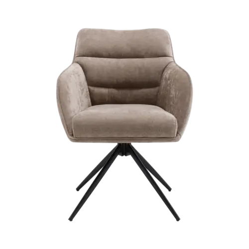 Dewin Eetkamerstoel Maloy Bruin Set van 6 stoelen Dewin Eetkamerstoel Maloy Bruin Set van 6 stoelen