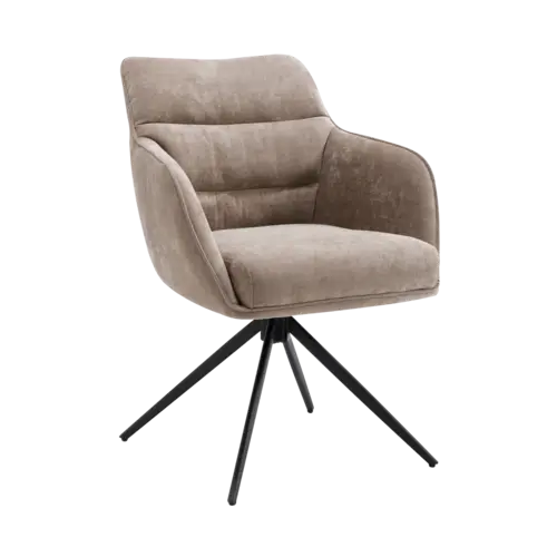 Dewin Eetkamerstoel Maloy Bruin Set van 6 stoelen Dewin Eetkamerstoel Maloy Bruin Set van 6 stoelen