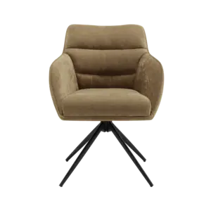Dewin Eetkamerstoel Maloy Taupe set van 6 stoelen Dewin Eetkamerstoel Maloy Taupe set van 6 stoelen
