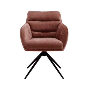 Dewin Eetkamerstoel Maloy Terracotta Set van 6 stoelen Dewin Eetkamerstoel Maloy Terracotta Set van 6 stoelen