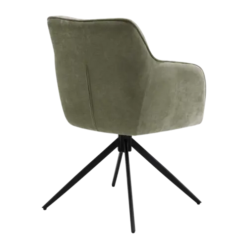 Dewin Eetkamerstoel Maloy Groen Set van 6 stoelen