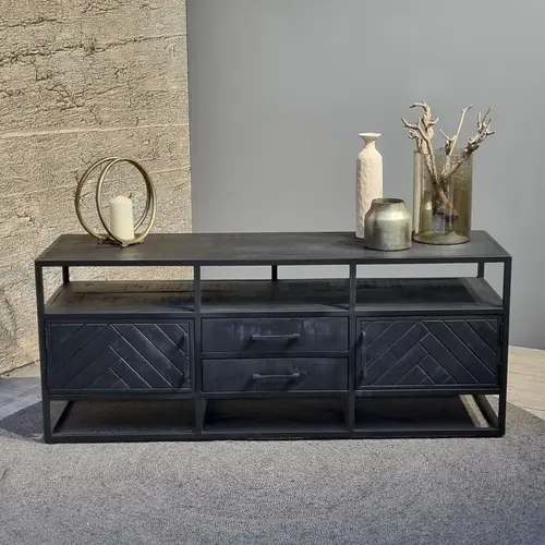 Jax Tv-Meubel zwart 150 Jax Tv-Meubel zwart 150