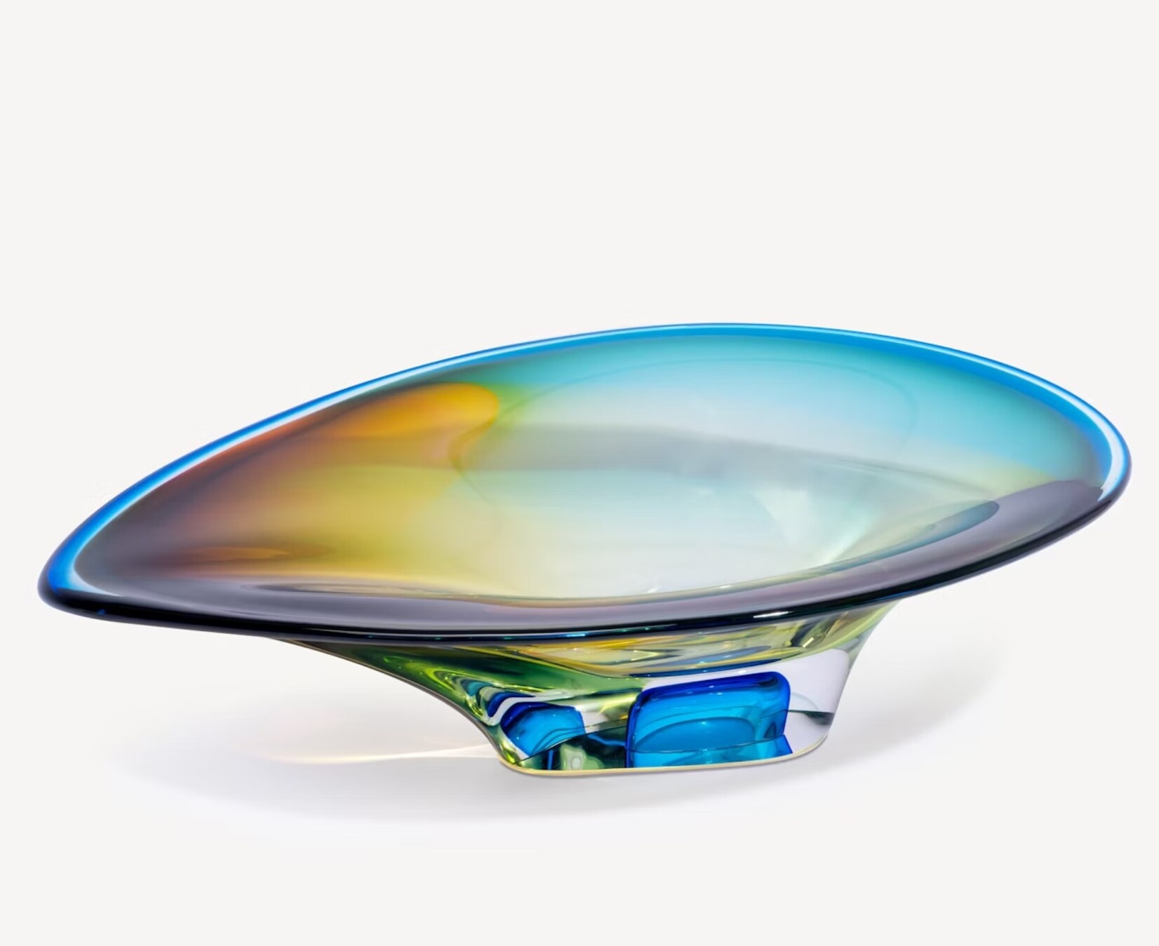 Göran Wärff  Mirage Schaal  – Handgemaakt Zweeds Glasdesign van Göran Wärff voor Kosta Boda