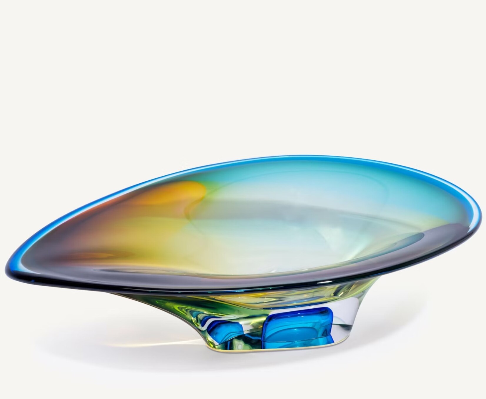 Goran Warff Mirage Schaal  – Handgemaakt Zweeds Glasdesign van Göran Wärff voor Kosta Boda