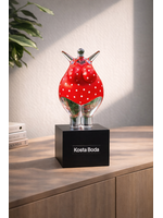 Kjell Engman Kosta Boda  Happy Dip Red