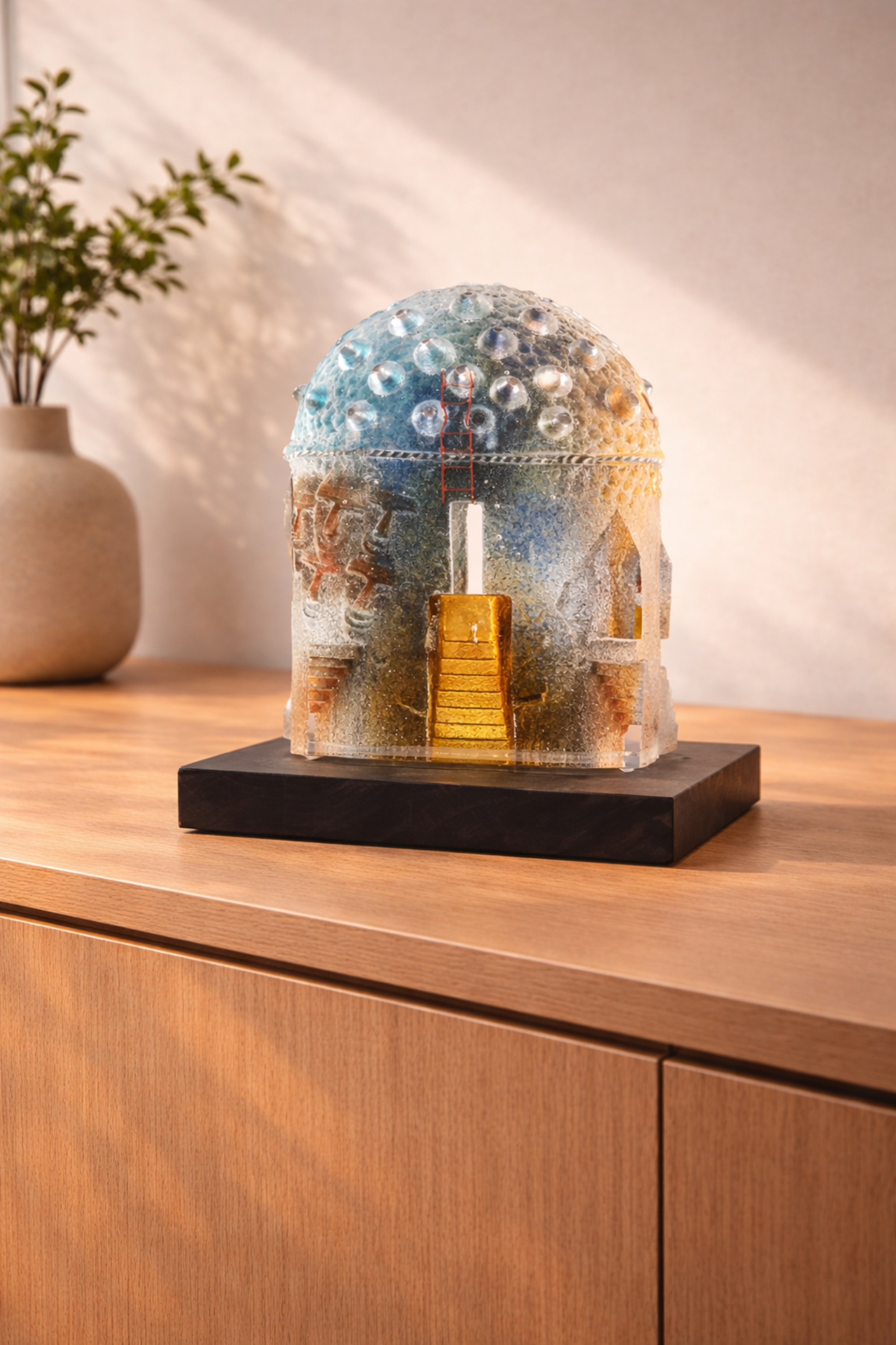 Bertil Vallien  Opening – Exclusieve Limited Edition Glaskunst Sculptuur door Bertil Vallien voor Kosta Boda (60 stuks)