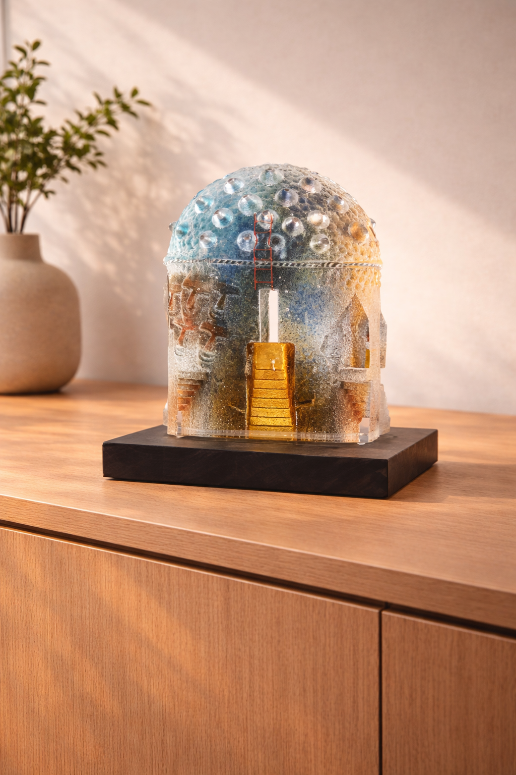 Opening – Exclusieve Limited Edition Glaskunst Sculptuur door