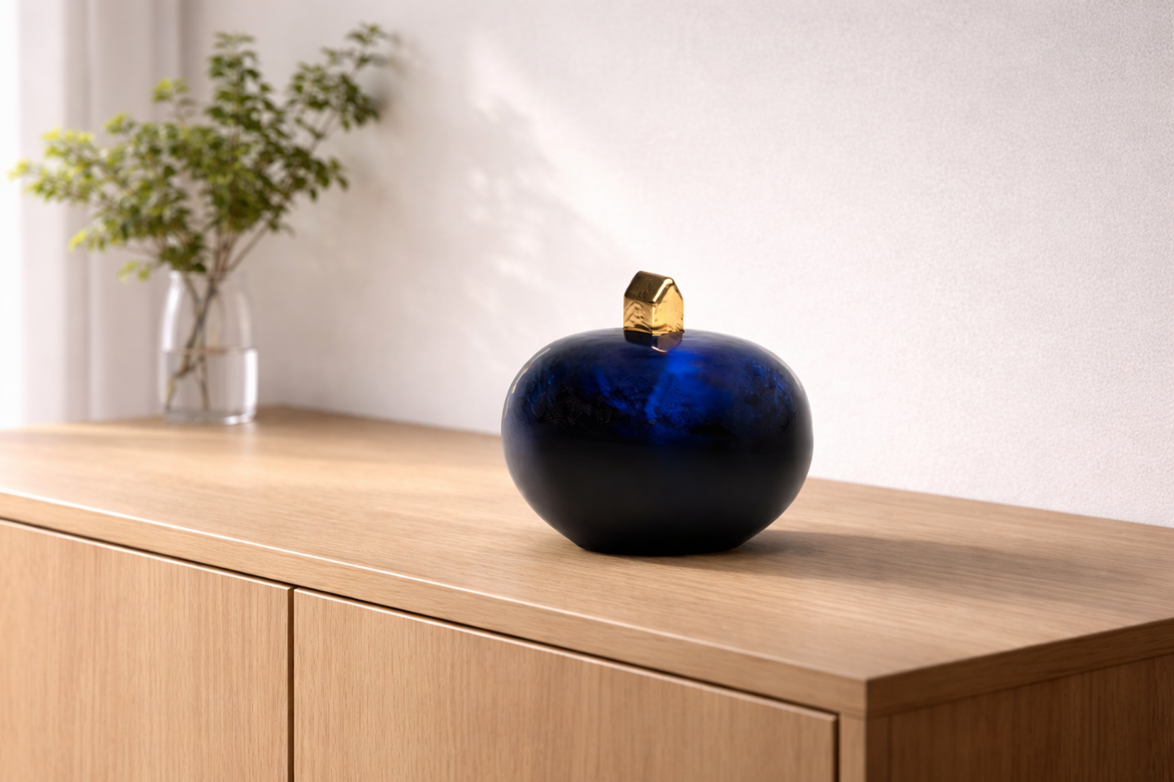 Bertil Vallien  Kosta Boda Earth on Top  Midnight