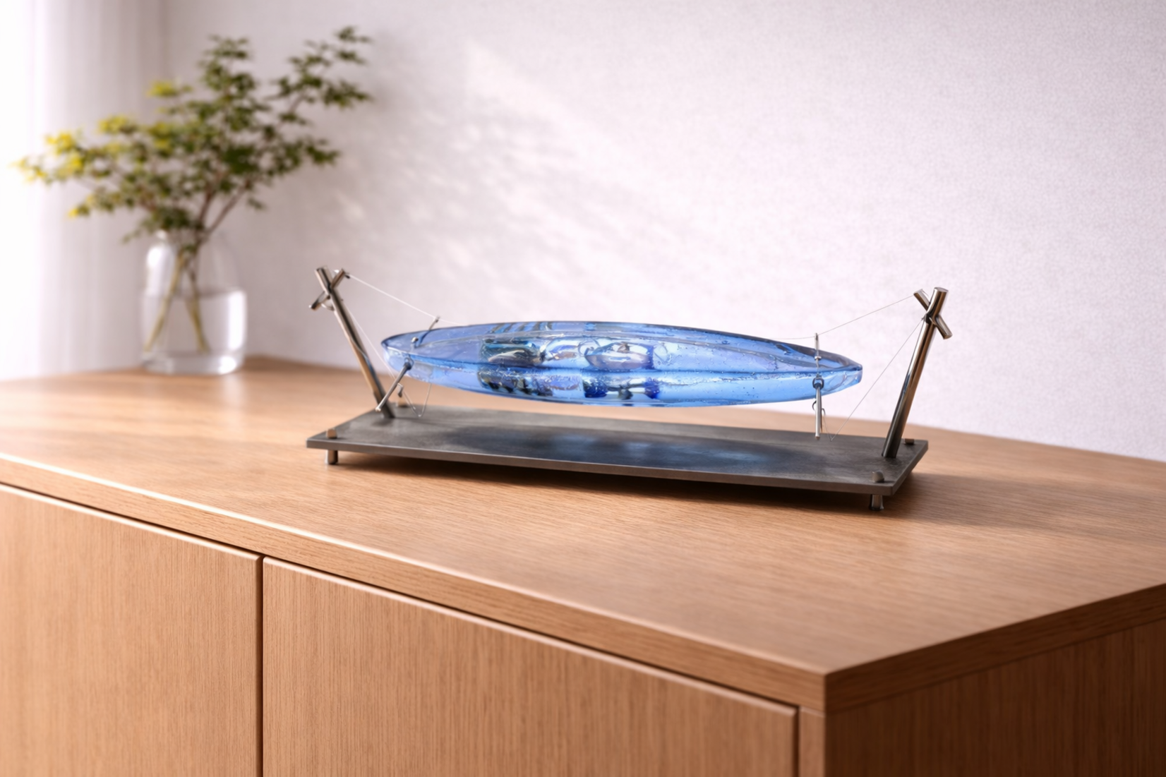 Bertil Vallien  Kosta Boda boot Crossing Bertil Vallien