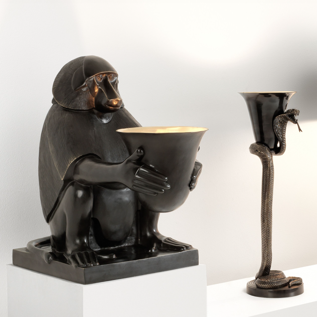 Eichholtz Art deco monkey - H60 cm