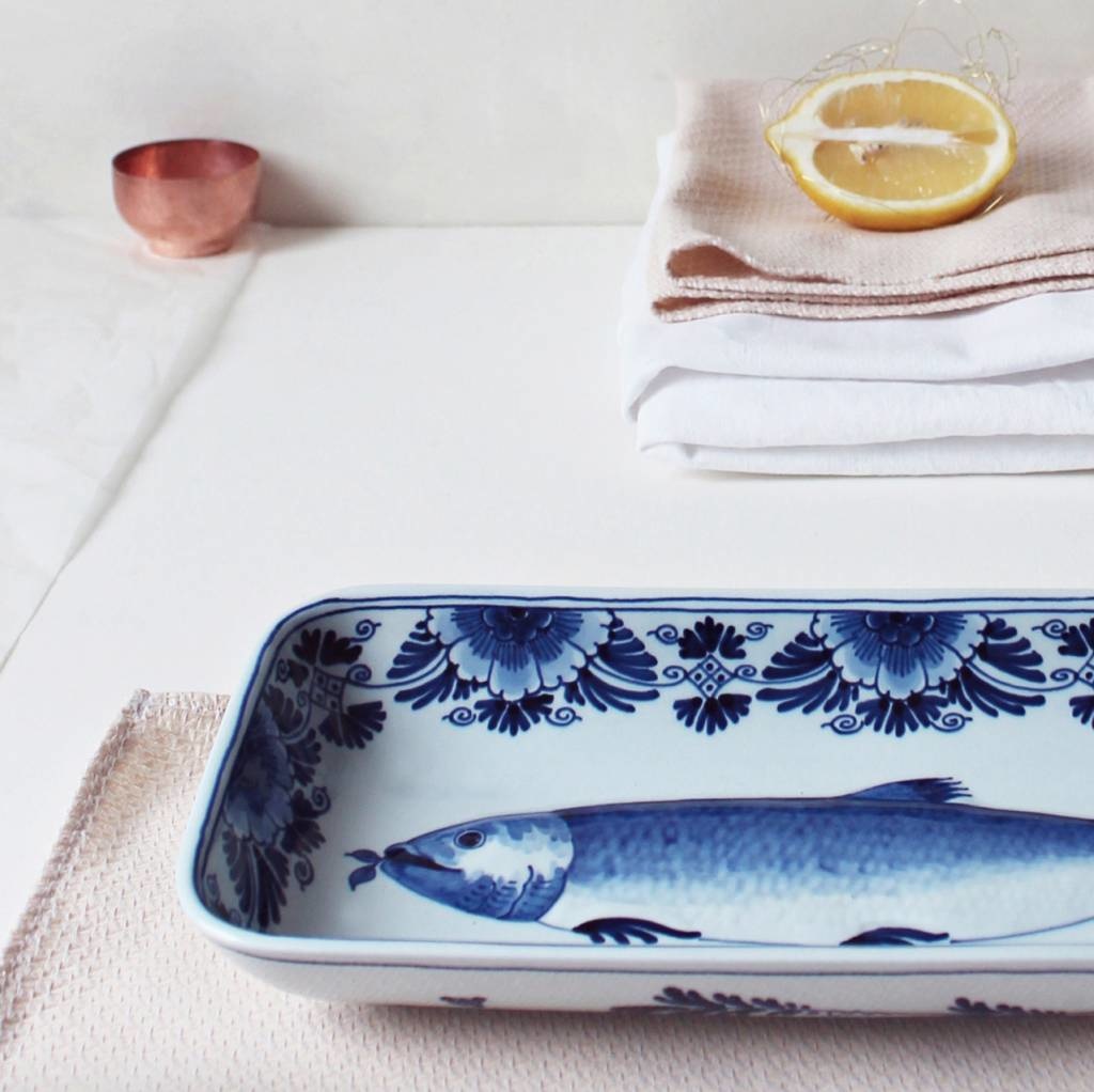 fish ceramic plates