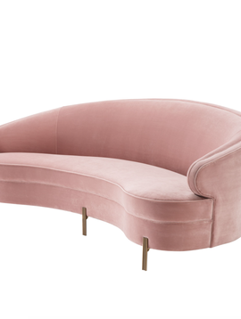 Pink couch Jackie O.