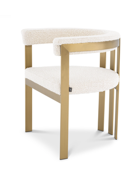 White dining chair Cannes