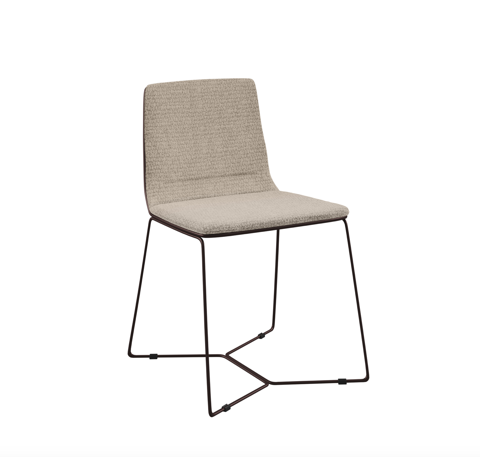 Chair taupe Brooklyn - H81 cm