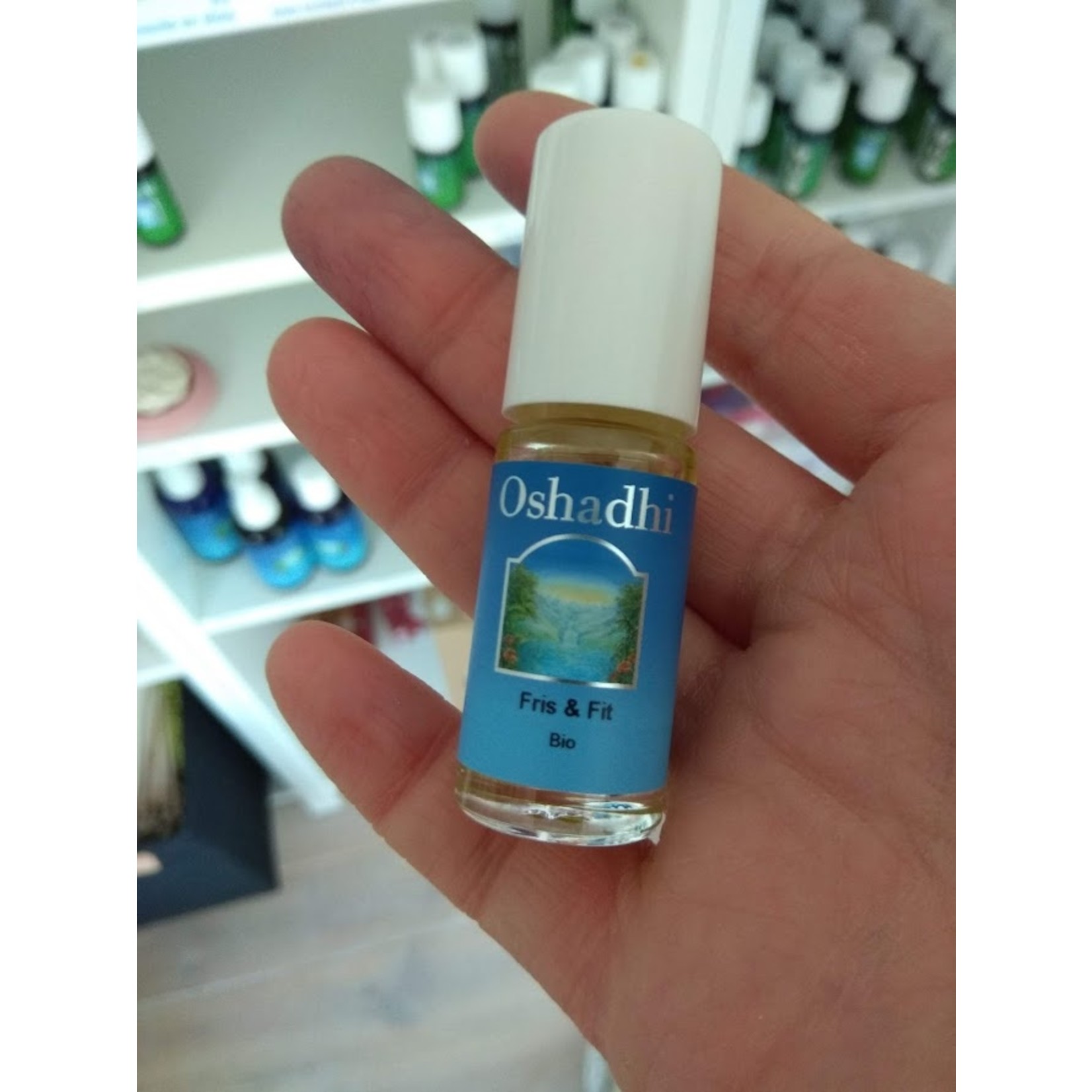 Oshadhi Fris & fit aromaroller Oshadhi - verzacht hoofdpijn en dipjes doorheen de dag - 5ml