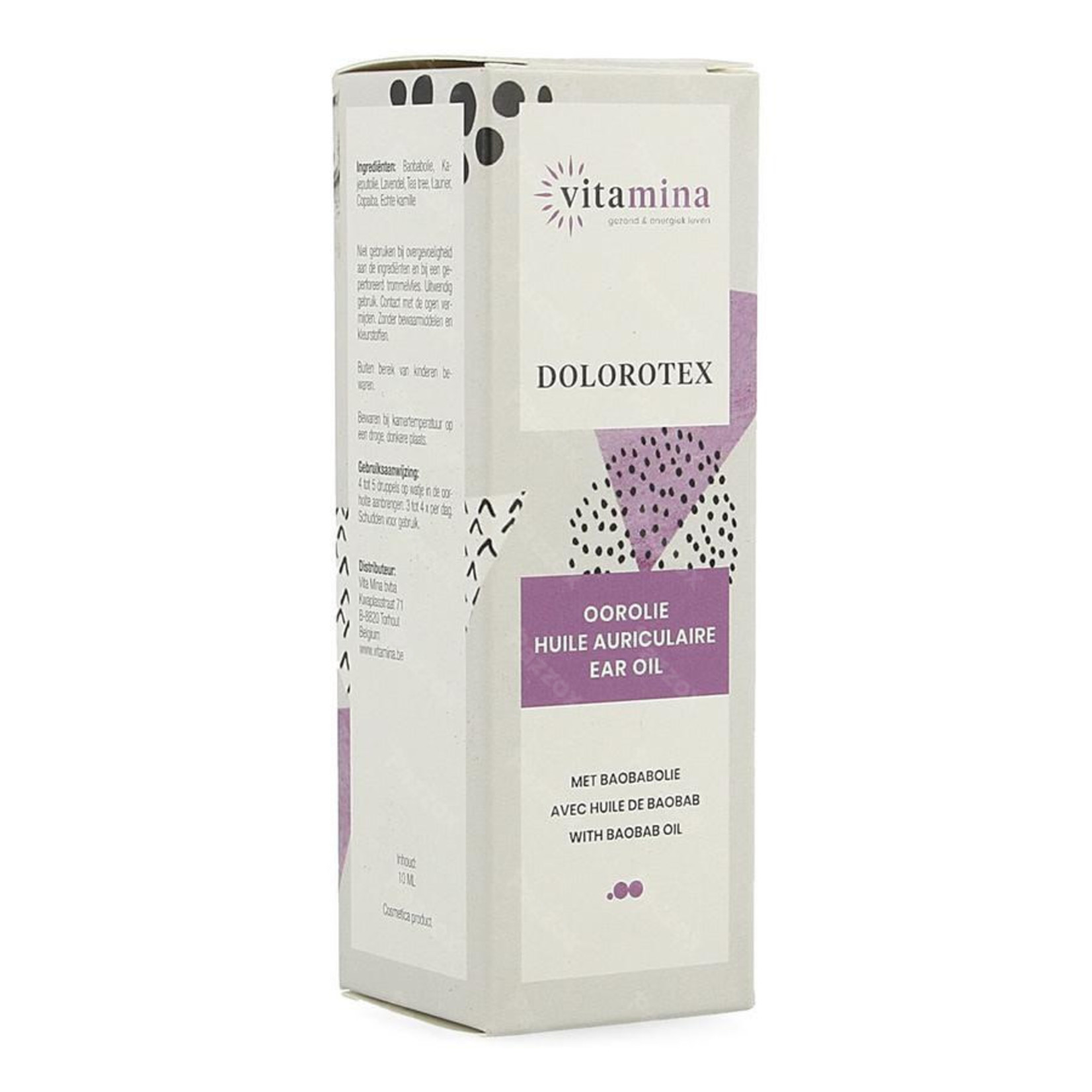 Vitamina Dolorotex - oorolie voor baby's en volwassenen