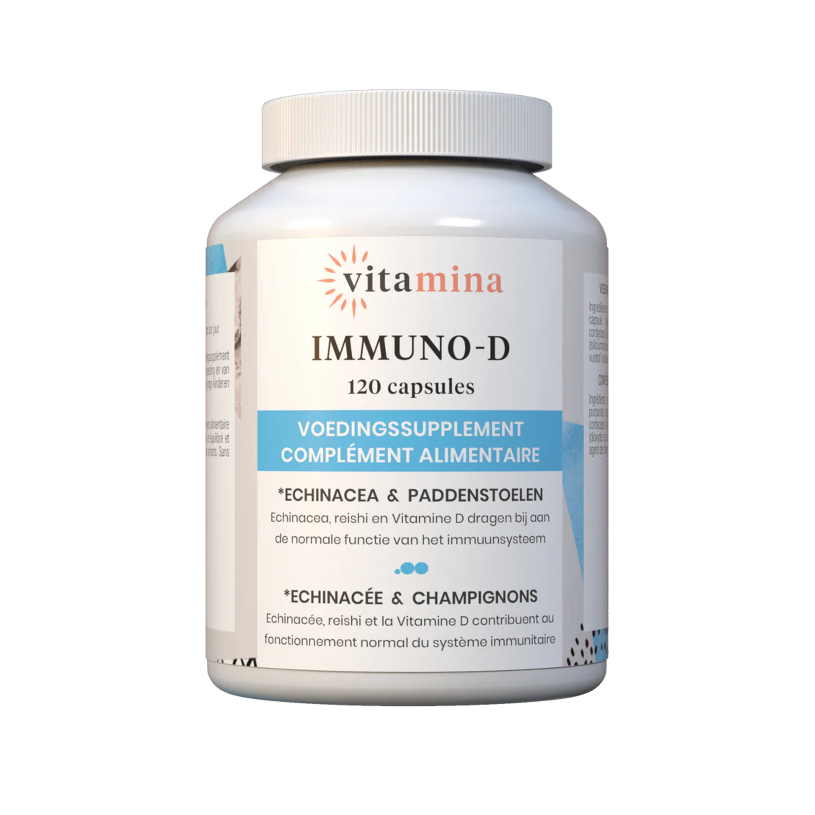 Vitamina Immuno D - herstel je aangeboren immuniteit - 120cap