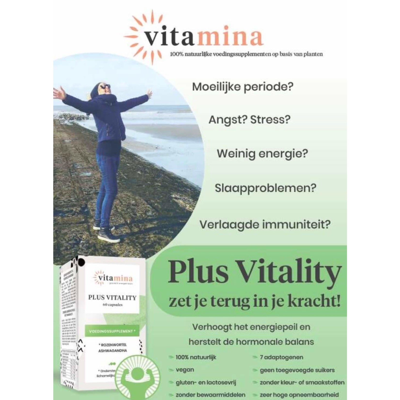 Vitamina Plus Vitality - herstelt de hormonale balans bij uitputting