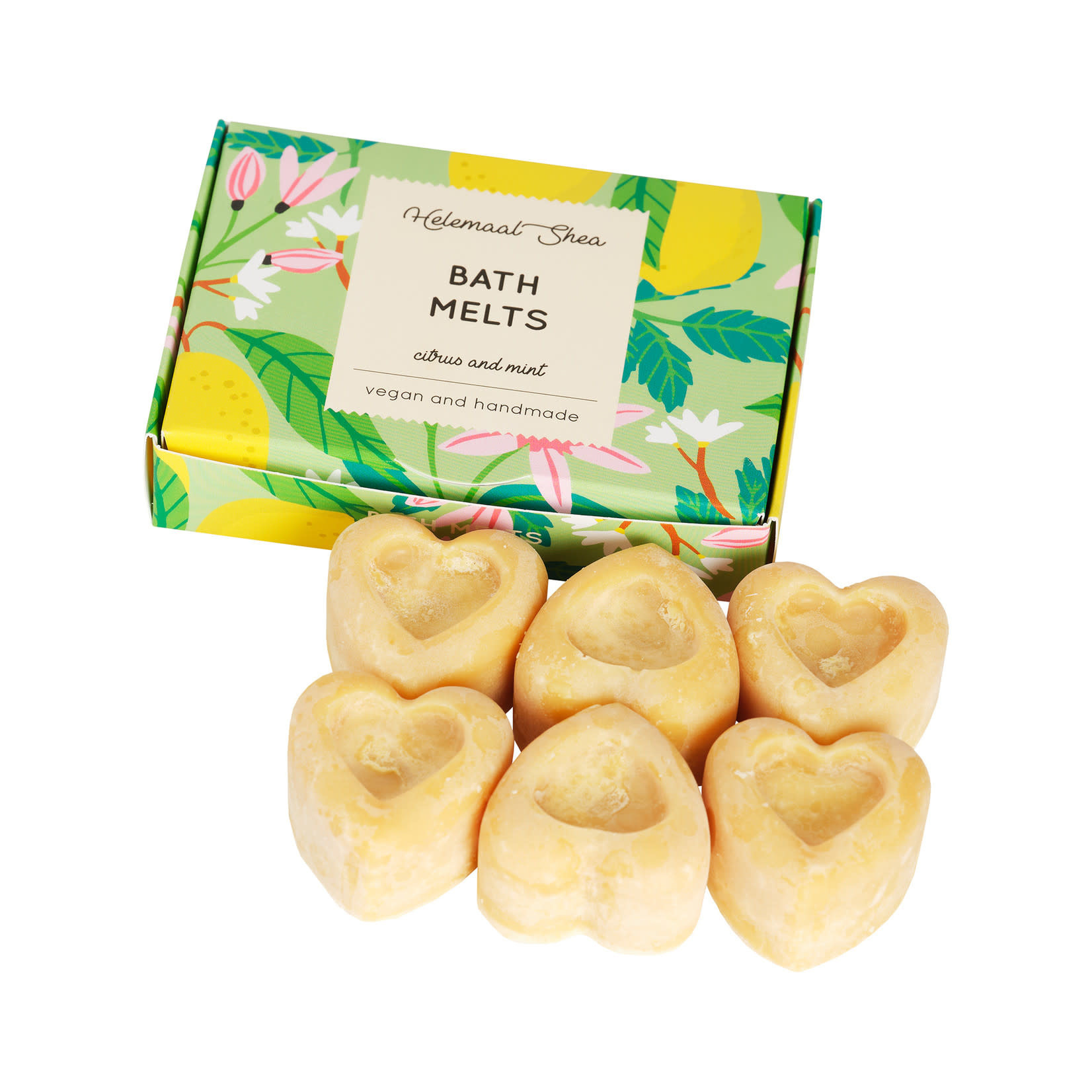 Helemaal Shea Bath melts - Citrus & Mint – voor een verfrissend bad