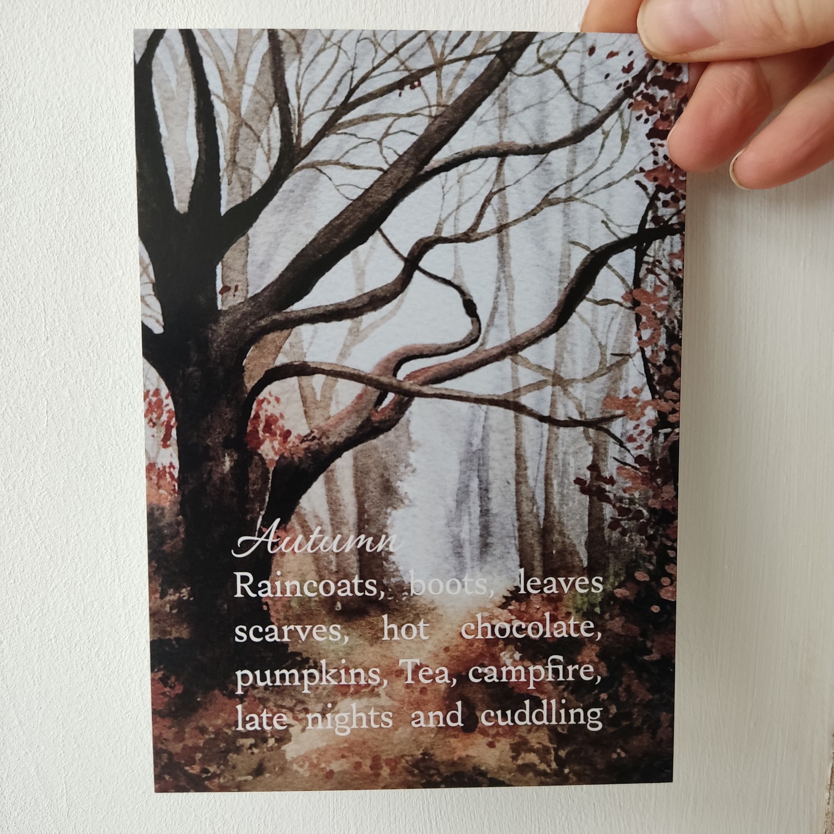 Autumn - duurzame postkaart
