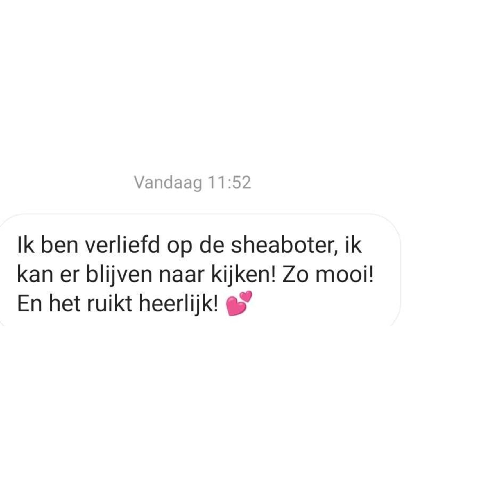Nina Pure sheaboter met bergkristal - Nina - het goud van de vrouwen