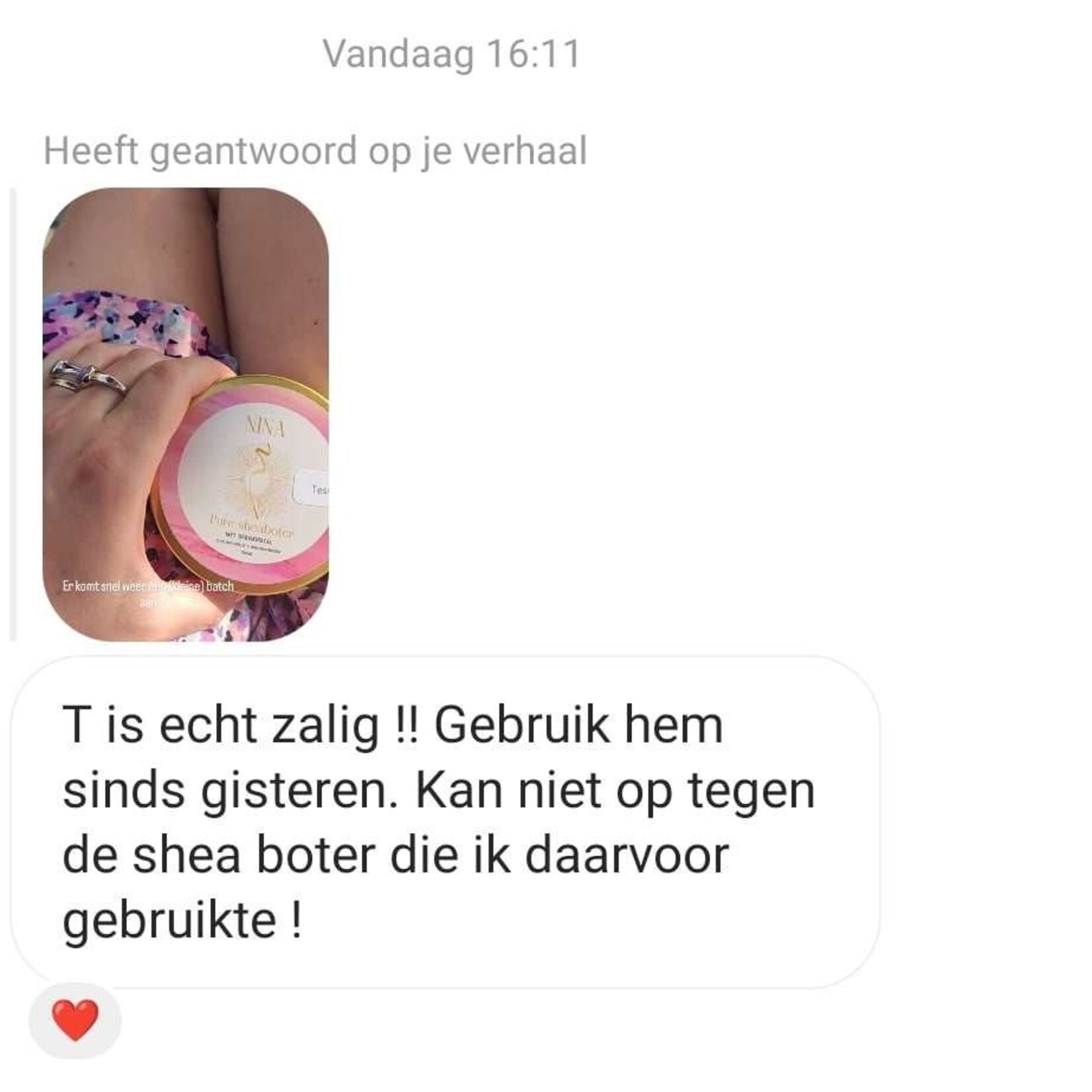 Nina Pure sheaboter met bergkristal - Nina - het goud van de vrouwen