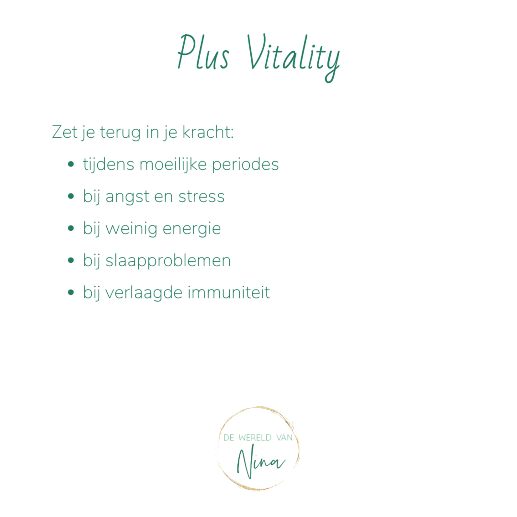 Vitamina Plus Vitality - voordelig formaat 120 caps - Vitamina