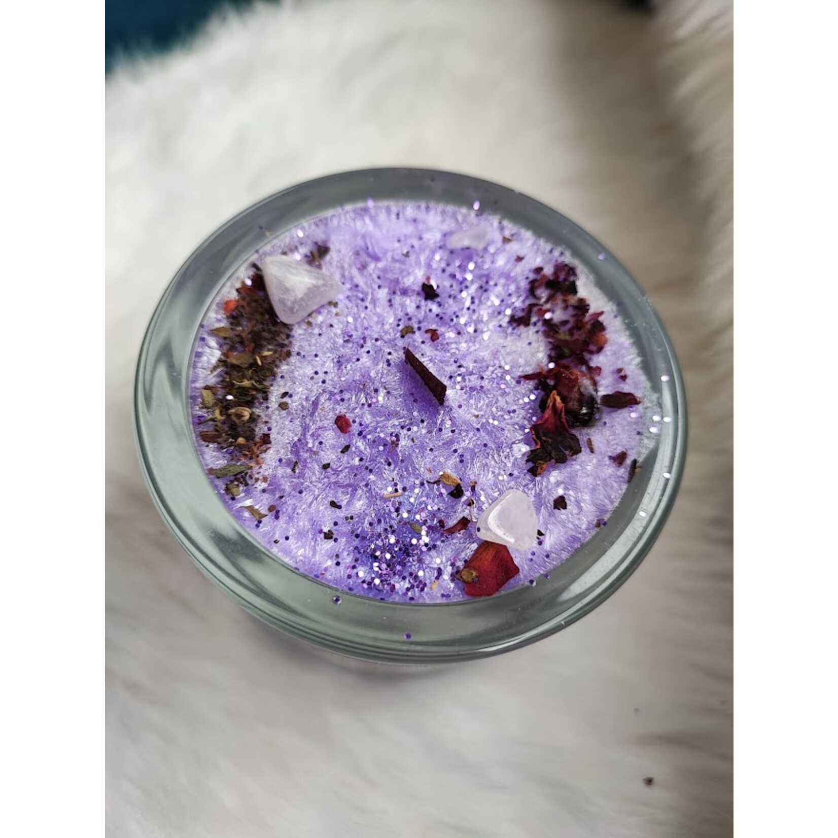 Kruinchakra kaars met amethyst en lavendel - thuiskomen