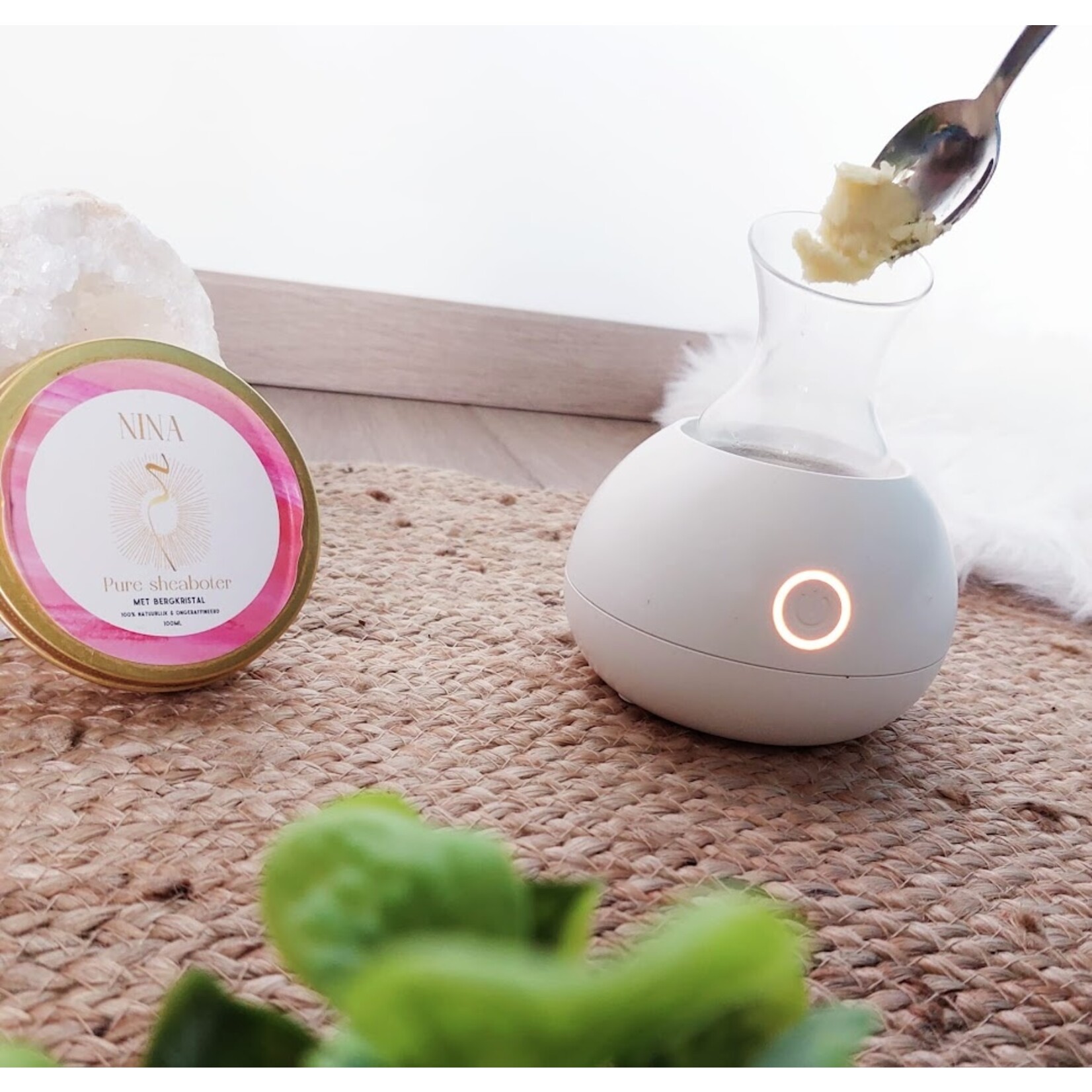 Therapeutenpakket sheaboter 250g en verwarmer