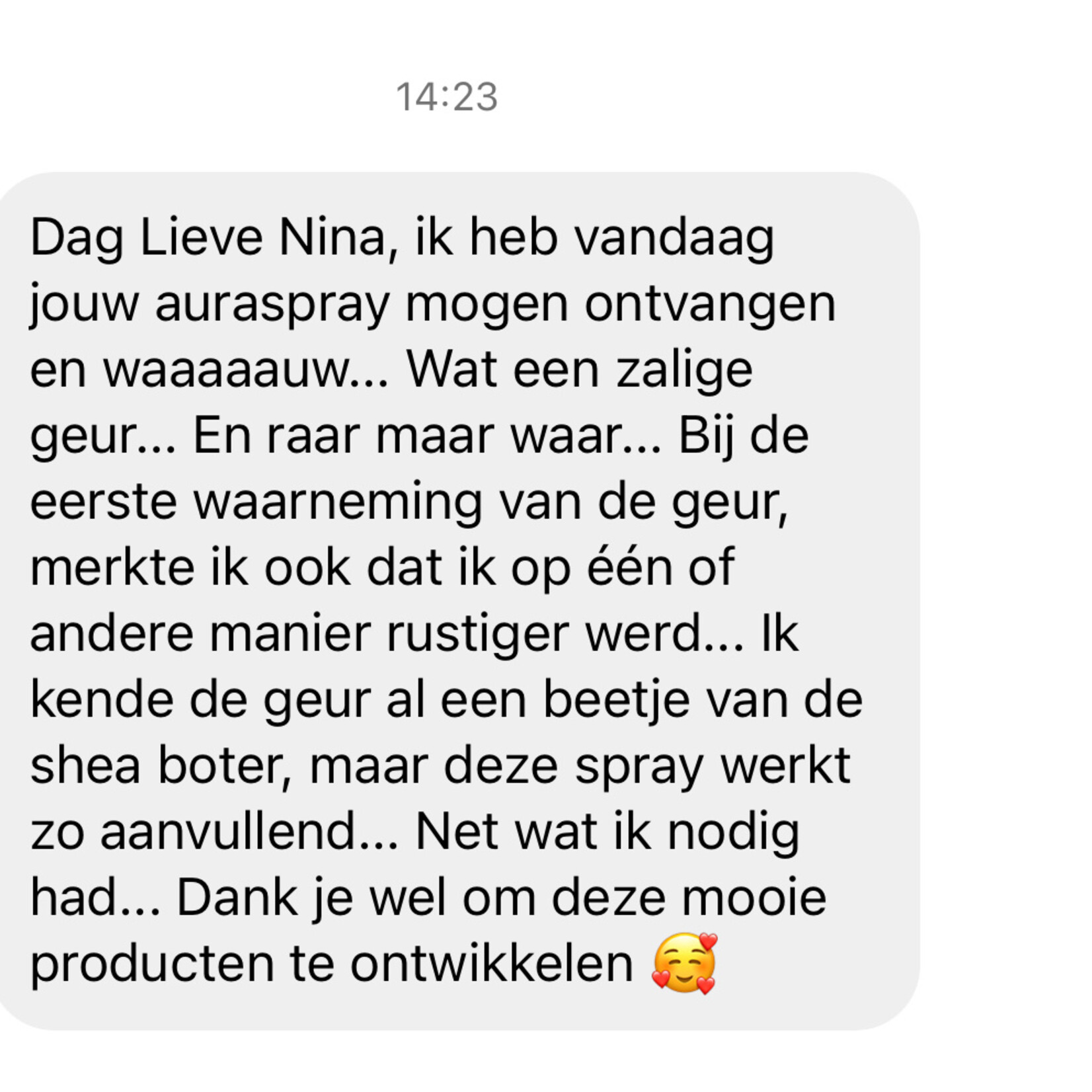 Auraspray diepe gronding - NINA - 50ml