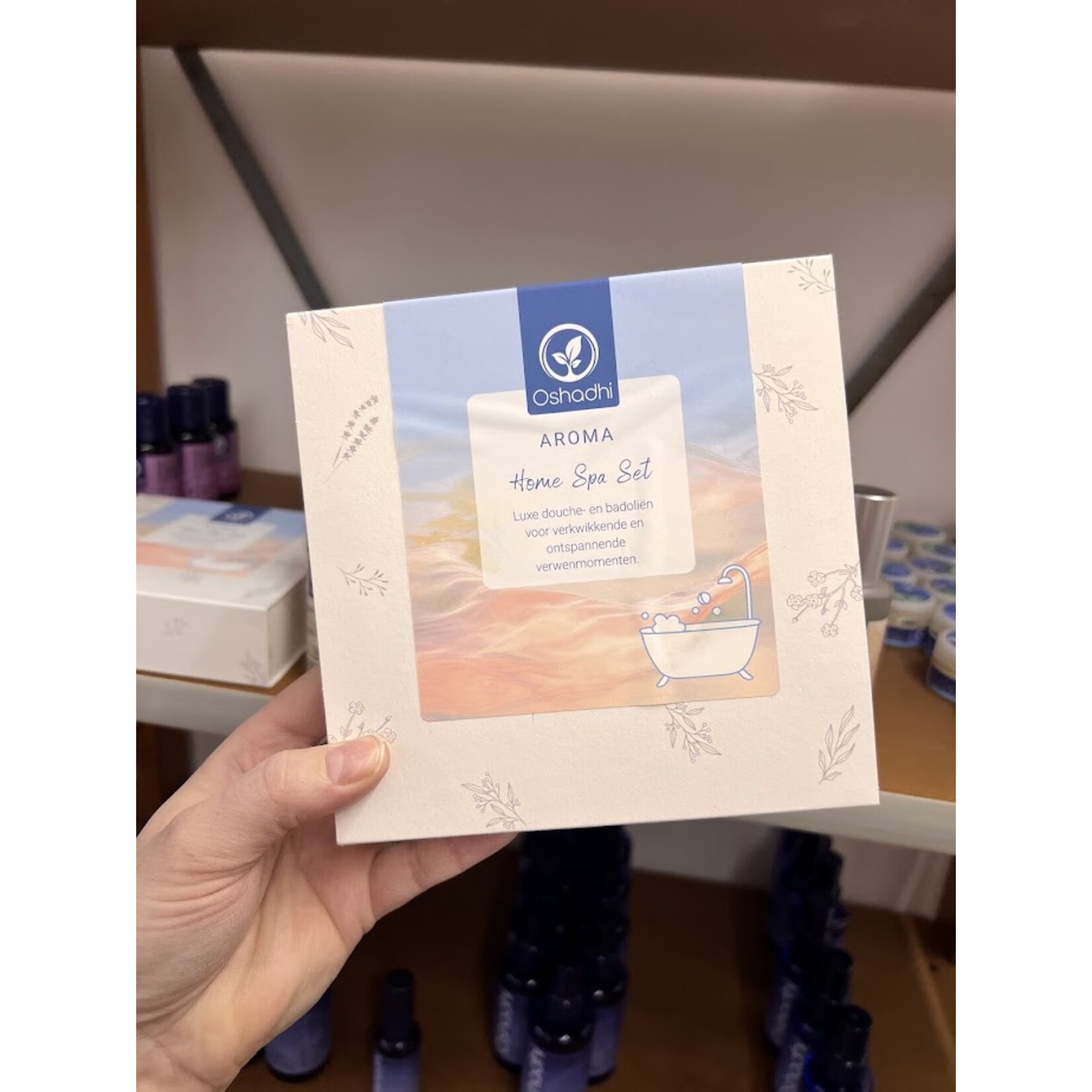 Home Spa gift set - 3 badoliën - Oshadhi