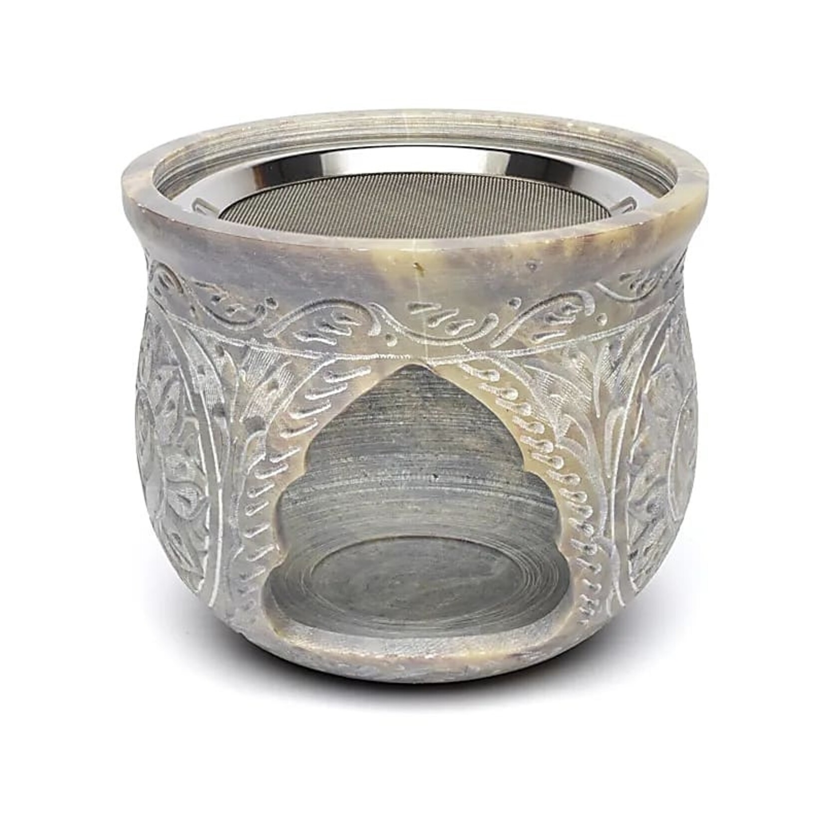 Olieverdamper uit zeepsteen - 1,5kg kanjer