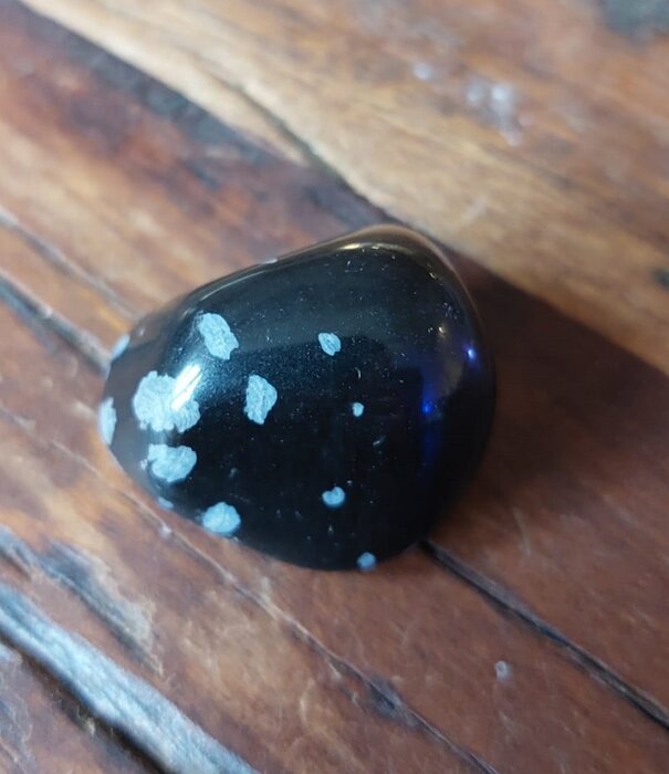 kristal Obsidiaan trommel 020 gr