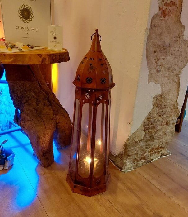 lantaarn, bergamo large rood 90 cm